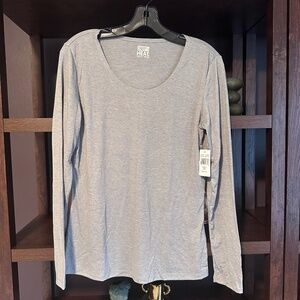 NWT 32 Degrees Ultra Soft Thermal Scoop Neck Long-Sleeve Shirt Size Large